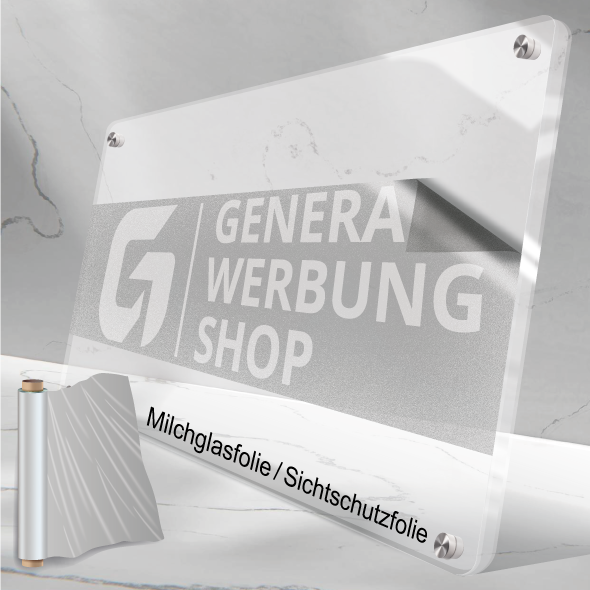 Professionelle Schaufensterbeschriftung und Ladenbeschriftung - General Werbung Shop