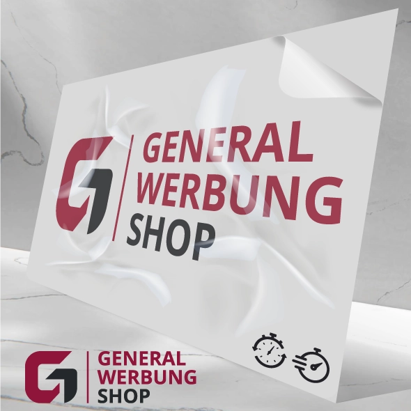 Einzelbuchstaben mehrfarbig Klebeschriften Set - General Werbung Shop