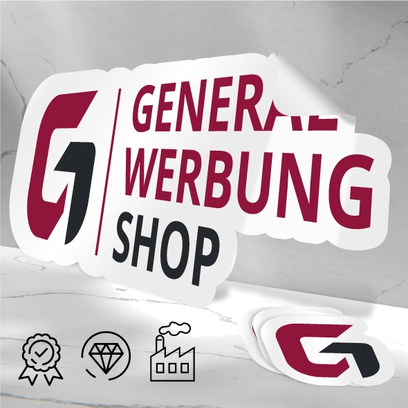 Hochwertige Sticker und Aufkleber aus Folie - General Werbung Shop